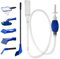 GreenJoy Aquarium-Reinigungsset für Aquarien, Algenschaber, Set 5-in-1 & Aquarium-Kiesreiniger – Siphonsauger für Wasserwechsel und Sandreiniger (Reiniger-Set)