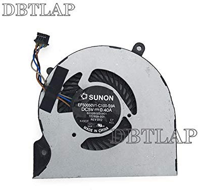 DBTLAP Nuevo Portátil CPU Ventilador para HP EliteBook Folio 9470 9470M EF50050V1-C100-S9A 702859-001 6033B0030901 Series Ventilador