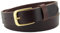 Vascavi ® Ledergürtel aus Rindleder, 3 cm breit und ca. 0,3 cm stark, echt Leder Gürtel, Made in Germany, kürzbar, für Damen und Herren #3-0009fr (95 cm Gesamtlänge 110 cm, Dunkelbraun)