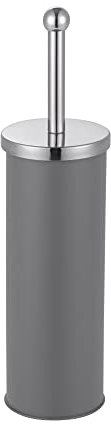 iTrend Toilet Brush & Holder Set Matt Finish Stainless Steel-Grey