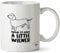 Hippowarehouse Proud to Have a Little Wiener - Dachshund Sausage Dog Printed Mug Cup Ceramic 10oz