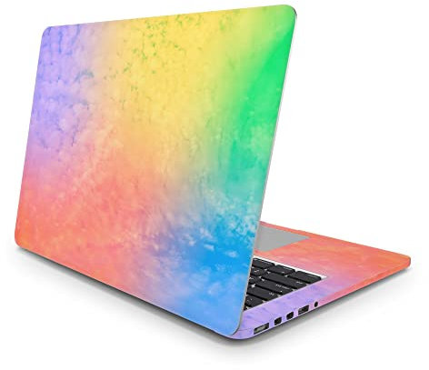 Sticker Master Colorful Clouds Schutz-Vinyl-Aufkleber (Logoschnitt) Ganzkörper-Haut für Apple MacBook Pro Mac Air 11 12 13 15 16 17 21 27 Zoll Laptop MacBook Air 13-Inch Retina 2018 A1932