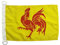 Stormflag Drapeaux Wallonie 30x45cm Drapeau du navire Polyester tissé plat 150g/m2 avec D Crochet