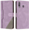 Radoo Kompatibel mit Samsung Galaxy A20S Hülle, PU Leder Handyhülle [Stand Feature] [Kartenfachr] [Magnetic Closure Snap] Schutzhülle Klappbar Flip Case Cover für Samsung Galaxy A20S (Lila)
