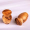 Handmade Olive Wood Salt and Pepper Shakers Set of 2-100% Natural Salt and Pepper Pots - 8.5 x 5.5 cm Pepper and Salt Shakers Capacity 30g – by Ezo.Home