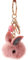 ihreesy Schlüsselanhänger mit Plüsch Bommel,Süß Hase Schlüsselbund Handtaschenanhänger Frauen Schlüsselhalter Charms Schlüsselband Damen Keychain Schlüsselkette Autoschlüssel Geschenk,Rosa