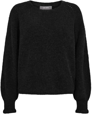 Mos Mosh Pullover TALLI mit Alpaka S Schwarz