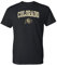 UGP Campus Apparel NCAA Arch Logo, Team Color T Shirt, College, University, University of Colorado Buffaloes Schwarz, XXL