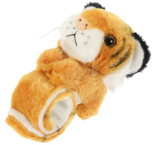 STOBOK Schlagarmband Cartoon-panda-plüsch Party-slap-armbänder Slap-bands Tigerschlag Ringe Mit Cartoon-muster Schlagringe Löwe Plüschtier Umarmer Stirnband Kind Schlagen Pp-baumwolle