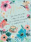 Words 'n' Wishes Mum Birthday Card - Tea Cup, Flowers and Sentiment Verse Embossed with Foil Details - Eco-Friendly