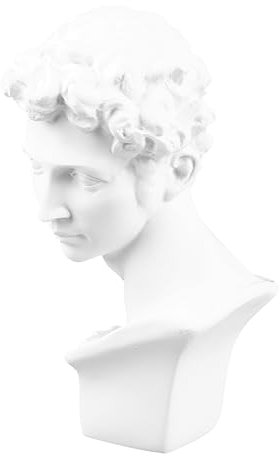 RORPOIR Nordische Statue Charakter Design Schmuck Statue Büste David Büste Robustes Harz Handwerk Für