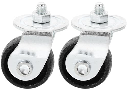 SOLUSTRE Hydraulischer Wagenheber Zubehör 2-Tonnen Lenkrollen Ersatzrad Für Garage Werkstatt Horizontale Stützrollen Auto Wagenheber Zubehör 6.30X5.00X4.20 cm