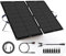 ECO-WORTHY Panneau solaire pliable 100 W 12 V avec supports réglables et connecteurs CC 11 en 1, pour camping-car, bateau, centrale électrique, maison