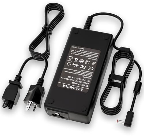 KITEURAD 180W Charger for Acer Predator Helios 300/Predator Triton 300 Se/Nitro V15/Nitro 5/Nitro V Gaming Laptop AN515-58-57Y8 AN515-58-525P AN515-55-53E5 ANV15-51 ANV16-41