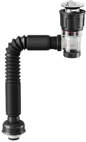Teleskop-Abflussrohr - Flexibles Waschbecken-Abflussrohr, Erweiterbarer | Verstellbarer Abflussschlauch, Geruchshemmender Abflussschlauch Für Waschbecken, Waschbecken, Dichtung, Abflussrohr Küche