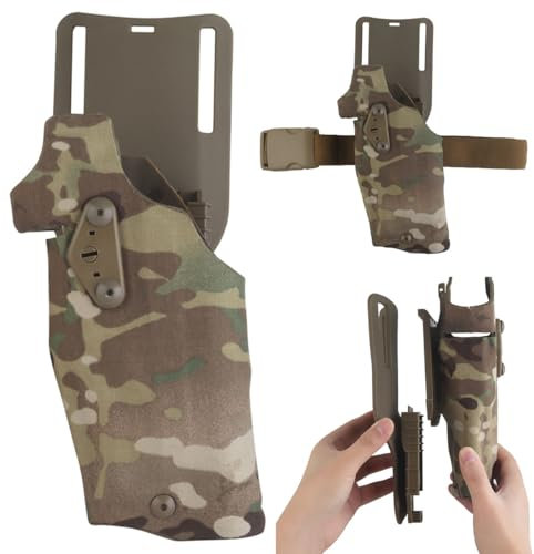 Tactical Left Leg 6354 DO Holster for G17 + X300 Light