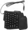 VILLCASE Teclado de 35 Teclas Ligero Teclado con una Mano Llave Teclado e-Sport mecánico Teclado retroiluminado pequeño Teclado el Teclado se Ilumina Teclado mecanico Black