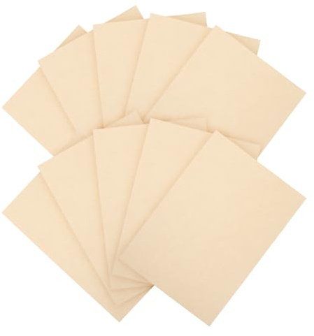 TOYANDONA 10 Blatt Pergamentpapier A4 Vintage Schreibpapier Gealtertes Ritualpapier für Briefe Einladungen und Dekoration