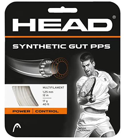 HEAD Synthetic gut Pps Set Tennis-Saite, Weiß, 1.35 Mm / 15L g