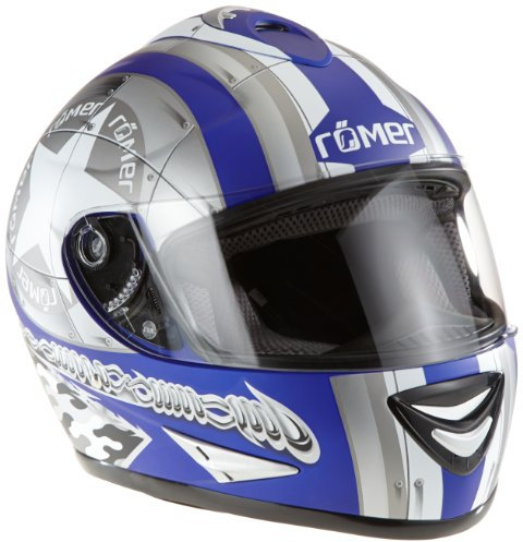 Römer RR20013_S Star Motorradhelm Größe S flat pearl / white
