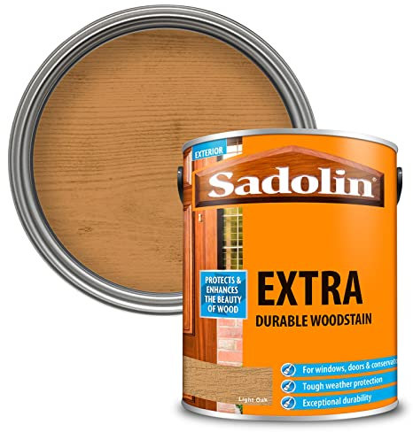 Sadolin EXTRA WOODSTAIN (YELLOW TIN) 5 litre - Light Oak