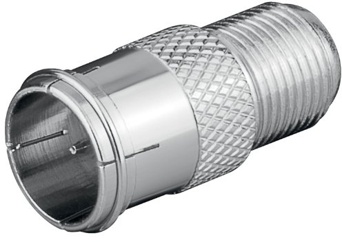 50 Stück F-Stecker auf F-Buchse F-Quick Schnellverbinder