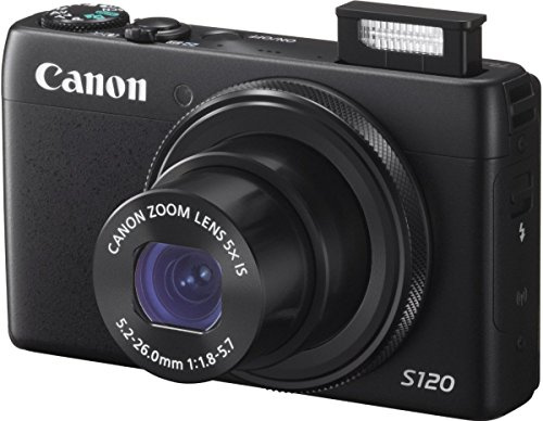Canon PowerShot S120 - Cámara compacta de 12.1 Mp (pantalla de 3, zoom óptico 5x, estabilizador), negro