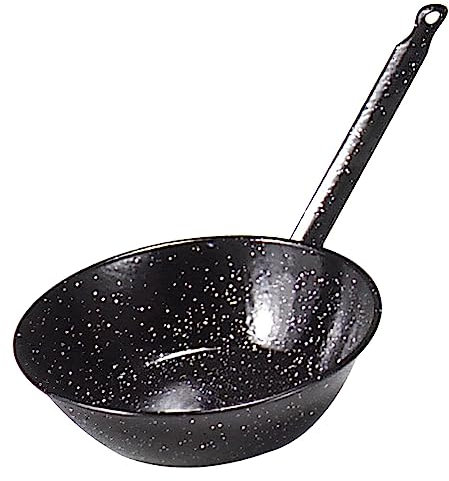 Garcima - Sartén Doble Honda Con Mango Esmaltada 22 cm.