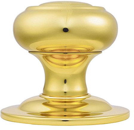 Centre Door Knob (External Door Furniture) - Finish - Polished Brass(PB)