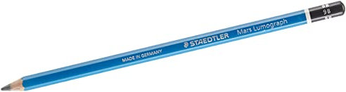 STAEDTLER 100-9B Bleistift Mars Lumograph, Härtegrad: 9B