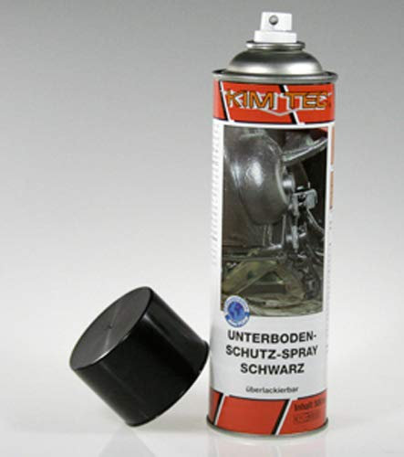 KIM-TEC Unterboden- Schutz Spray überlackierbar 500ml Farbe: Schwarz