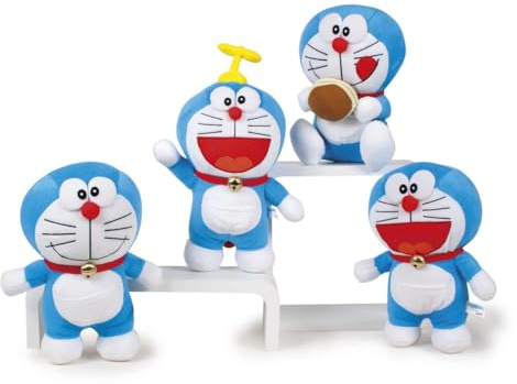 X-JOY DISTRIBUTION Doraemon Velboa T1 20/22 cm Sortiert, 8425611305399, 35 x 18 x 14