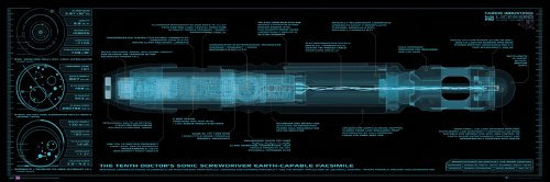 Who Doctor-Sonic Screwdriver 30,5 x 91,5 Cm, diseño de cartel-Póster