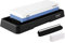 Ensemble de pierres à aiguiser - Whetstone Dual Sided 1000/6000 Grit Waterstone avec guide d'angle - Support de base en caoutchouc antidérapant - Pour la chasse en cuisine (bleu + noir)