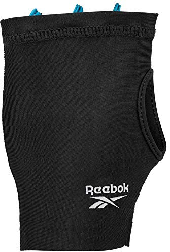 Reebok Unisex-Adult Yoga Grip Gloves, Schwarz, L/XL (12.5 cm)