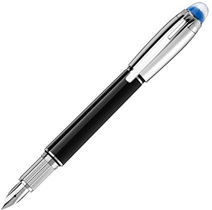 Montblanc stilografica StarWalker Doué acciaio resina punta M 118871