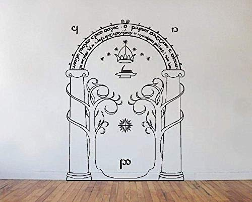 Der Herr Der Ringe Wandaufkleber: Moria Black Lightning Door Art Wandtattoo Innenmalerei 50 * 70Cm