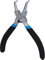 BRILLIANT TOOLS BT067008 Pince à circlips intérieurs, coudée, 125 mm [Powered by KS TOOLS]