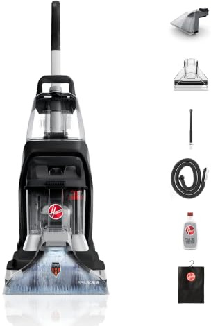 Hoover Powerscrub XL Pet Carpet Cleaner Machine, Upright Shampooer, FH68050, Black