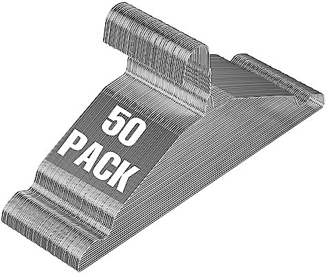 SPECILITE Confezione da 50 grucce in filo metallico, per cappotti, salvaspazio, antiscivolo, ultra sottili, per abiti, camicie, pantaloni, gonne di dimensioni standard, confezione da 50