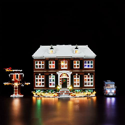 cooldac Light Kit for Kompatibel mit Lego Ideas 21330 Home Alone Collectible Bricks Building Blocks Model, LED Lighting Kit Kompatibel mit Lego 21330 Upgraded Version (Keine Modelle)