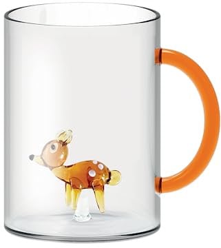 WD LIFESTYLE Tazza in vetro borosilicato in confezione regalo. Capacità: 420 ml. Figurina: Fan