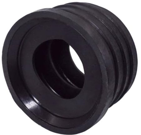 SKIR'CO (2 unidades) Negro 50 x 32 mm Manga para tubo de drenaje, conector de goma, adaptador de tubo, reductor