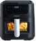 Statesman SKAF05015BK Digital Air Fryer 5 Litre, 1500W, 90 Minute Timer, 360 Hot Air Circulation, 8 Pre Set Cooking Programes, Digital Touch Control Panel