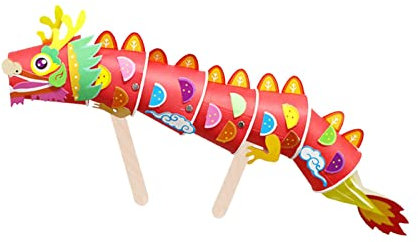 predolo Kreatives Tier-Pappbecher-Set für fantasievolle Rollenspiele, Rot