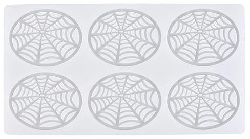 Spinnennetz Dessert Schokolade Fondantform Halloween Spinnen Kuchen Module Form Kuchen Dekoration Werkzeug Küche Backform Silikon Schokoladenformen