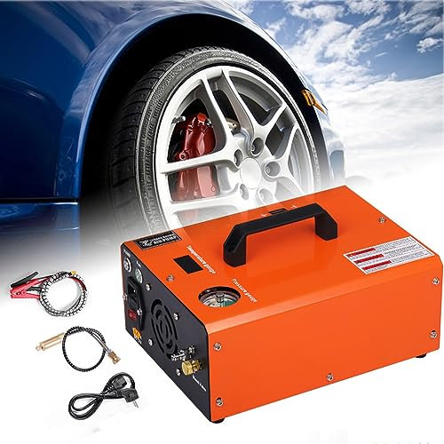 SONLED High Pressure Air Compressor, 4500Psi 30MPa PCP Air Compressor 12V DC, PCP Compressor, PCP Air Rifle Pump 110V/220V AC, High Pressure Pump Scuba Tank Compressor Pump