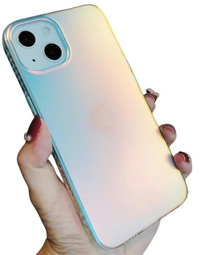 MdybF iphone Case For Iphone 14 15 Pro Max Phone Cases Aurora Gradient Laser Hard Pc Tpu Hybird Magnetic Case For Iphone 11 12 13 Pro Max-For Iphone 12 Mini-Danke