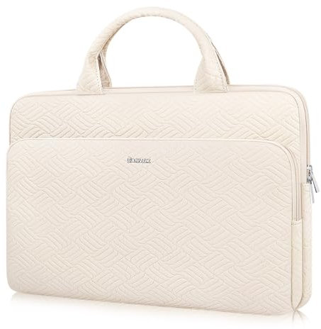 ARVOK 13 13.3 14 inch Handle Laptop Sleeve Case with Pouch for MacBook Air/MacBook Pro/HP Chromebook, 13 14 inch PVC Water-Resistant Rhombus Laptop Case for HP/Dell/Lenovo/Asus/Acer/Samsung