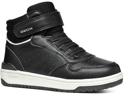 Geox Jungen J Washiba Boy B Sneaker, Schwarz, 35 EU